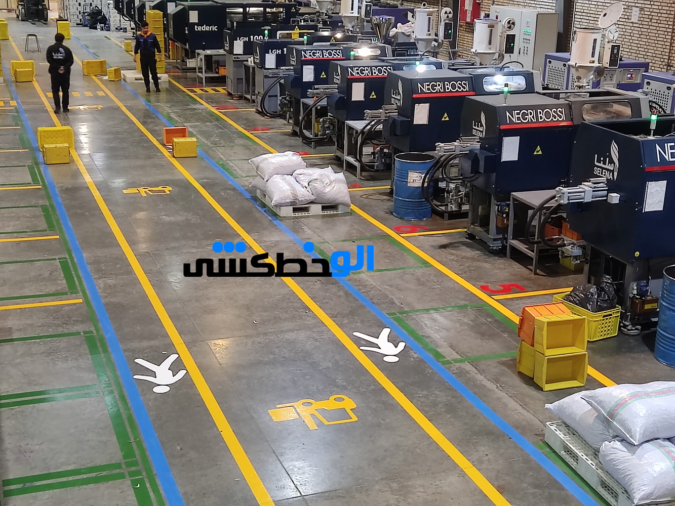 خط کشی انبار ، سوله و کارخانه HSE