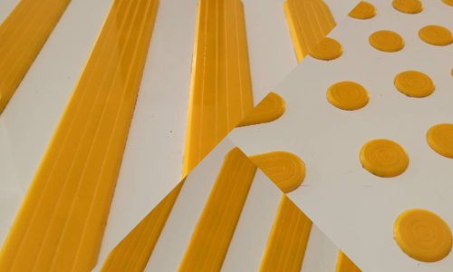 کفپوش نابینایان - سکه ای نابینایان - تایل نابینایان - تاک تایل - تکتایل